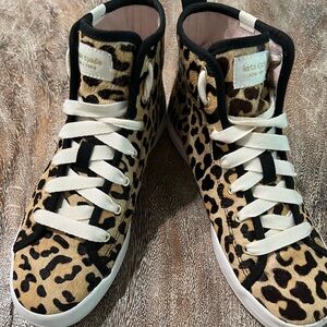 Kate Spade X Keds Leopard high tops